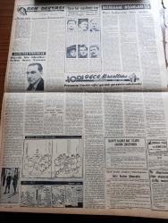 Vatan Gazetesi - 26 Mart 1957 - İstanbul İşçi Sendikalar Birliği Çalışma Vekili Mümtaz Tarhan Cevap Veriyor - Türk Ocakları - Çaylak Fırtınası Şiddetini Arttırdı - İngiltere'de Grevler Devam Ediyor - Dansöz Nana Tevkif Edildi - Baruthane Sitesi Hazırlığı Bitiyor - Cezayir'de 48 Saatte 300 Milliyetçi Öldürüldü - Kadın Kısırlığı Mevzuundaki Seminer Açıldı - Kabataş Lisesi Ve Ömer Seyfettin Yazan Tahir Alangu - Ahmet Mithat Efendi'nin Bir Romanı Musullu Süleyman Sadeleştiren Behçet Necatigil Yazı Dizisi - Çanakkale Türk'ün Kahramanlık Destanı - Kıbrıs'ta Rumlar Taşkınlık Yaptılar - Ankara'da Gima Mağazası Açıldı - Hoş Memo Karikatür - Balıkpazarında Dükkanları Yıkılanlara Yer Gösterildi - Aramızdan Ayrılanlar Büyük Bir İdealist Selim Sırrı Tarcan - Kan Deryası Macar İhtilalinin Destanı Yazan Alan Moorehead Yazı Dizisi - B Milli Takım Kadrosu Lağvedildi - Bulgar Şampiyonu C.D.N.A. İlk Maçını Beykoz'la Oynuyor - Gazeteci Cef Cob Çizen Peter Hoffman - Stiv Roper Çizen Saundes Ve Waggon