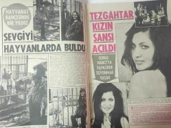 Pazar Haftalık Aktüalite Sinema Tiyatro Müzik ve Magazin Dergisi - 18 Şubat 1972 - Sayı:804 - Nebahat Çehre - Bahar Erdeniz - Türkan Şoray her filminde şarkıcı oluyor - Bahar Erdeniz - Atıf Yılmaz- Murat Soydan - Fatma Karanfil - Gönül Hancı'ya filmlerde soyunmak yasak - Tamer Yiğit - Behçet Nacar - Ertem Göreç - Cihangir Gaffari soluğu yine İtalya'da aldı - Melek Görgün - Deniz Erkanat - Semra Sine - Tugay Toksöz - İzzet Günay - Prenses Banu - Özel Türkbaş - Gül Gülsün - Hülya Babuş - Özcan Tekgül - Özdemir Birsel - Belgin Doruk - Faruk Kenç - Tursil Deterjan Reklamı - İzzet Günay bir çırpıda - Nebahat Çehre'nin Parolası - Kar'da Seks - Yeşim Yükselen fotoğraf ve haberi - Tam Takım Dergi
