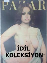 Pazar Haftalık Aktüalite Sinema Tiyatro Müzik ve Magazin Dergisi - 1976 Yılı - Sayı:1026 - Arzu Okay - Vayna - Gülgün Erdem dükkan açtı - Asuman Kıratlı - Mine Mutlu da evli ve eski aşkı Melih Gülgen ile barıştı - Arzu Okay - Feri Cansel - Melek Görgün - Ceyda Karahan - Sevim Tuna, Romalı Perihan'ı az kaldı dövecekti - Emel Sayın ve Muazzez Abacı ayrıldıkları eski eşleriyle nikahsız balayı deniyorlar - Morali yerine gelen Türkan Şoray Bodrum'da kolları sıvayıp kamera arkasına geçti - Nalan Çöl Yeşilçam'da aradığını bir türlü bulamıyor - Pazar'a kapak olan İsveç'li yıldız Vicky kaybolunca annesi kızını aramak için İstanbul'a geldi - Çıplak artist Alev Altın - Funda Ersin - Pakize Suda - Sevda Ferdağ - İlknur Taçbaş - Zeki Müren - Nil Burak - Emel Sayın fotoğraf ve haberi - Tam Takım Dergi