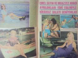 Pazar Haftalık Aktüalite Sinema Tiyatro Müzik ve Magazin Dergisi - 1976 Yılı - Sayı:1026 - Arzu Okay - Vayna - Gülgün Erdem dükkan açtı - Asuman Kıratlı - Mine Mutlu da evli ve eski aşkı Melih Gülgen ile barıştı - Arzu Okay - Feri Cansel - Melek Görgün - Ceyda Karahan - Sevim Tuna, Romalı Perihan'ı az kaldı dövecekti - Emel Sayın ve Muazzez Abacı ayrıldıkları eski eşleriyle nikahsız balayı deniyorlar - Morali yerine gelen Türkan Şoray Bodrum'da kolları sıvayıp kamera arkasına geçti - Nalan Çöl Yeşilçam'da aradığını bir türlü bulamıyor - Pazar'a kapak olan İsveç'li yıldız Vicky kaybolunca annesi kızını aramak için İstanbul'a geldi - Çıplak artist Alev Altın - Funda Ersin - Pakize Suda - Sevda Ferdağ - İlknur Taçbaş - Zeki Müren - Nil Burak - Emel Sayın fotoğraf ve haberi - Tam Takım Dergi