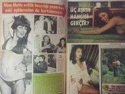 Pazar Haftalık Aktüalite Sinema Tiyatro Müzik ve Magazin Dergisi - 23 Aralık 1976 - Sayı:1057- Arzu Okay - Ceyda Karahan - Nebahat Çehre ikinci balayında - Esengül'e şarkıda futbolcu eşlik etti - Esin Afşar oğlunu şarkıyla büyütüyor - Barış Manço gelirken Ayla Algan gidiyor - Elbiseleri yanan Nil Burak acısını eğlenerek unutuyor - Serpil Örümcer eğlence yerlerinde de üzgün - Berkant - Ümit Utku: ''Meral Orhonsay reklam hastasıdır'' - Yeşilçam karşı çıktı - Mustafa Akad - Julien Jenger - Mustafa Akad - Melisa Mell - Yonca Yücel - Karin Well - Harika Değirmenci'ye Yeşilçam yasak! - Filiz Akın İstanbul yerine Ankara'da sahneye çıkıyor - Osman Kavran - Fahrettin Arslan - Bülent Ersoy - Mine Mutlu evlilik hazırlığı yaparken eski aşklarından da kurtulamıyor - Ünal Çulha - Melih Gülgen - Seher Şeniz 77 - Nesrin Topkapı - Arzu Okay, Salih Güney iki filmde birden oynuyor - Sami Tunç - Turgut Boralı - Gülşen Gürsoy - Macit Flordun - Pervin Par - Yurdanur Gerçeker - Lynda Waters - Tam Takım Dergi