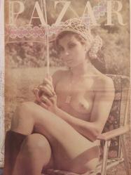 Pazar Haftalık Aktüalite Sinema Tiyatro Müzik ve Magazin Dergisi - 1976 Yılı - Sayı:1048 - Fatma Girik - Yeşim Yükselen - Kardeşlik Çağrısı - Ludmilla Zaitseva - Seyyal Taner hastaneye düştü - Cüneyt Arkın - Serçin Erdem - Atıf Kaptan - Türkan Gürses - Feri Cansel tüm sevgisini köpeğine verdi - Nesrin Nur Ankara'da bulundu - Pervin Par yeniden kızının babası Osman Türen'e döndü - Türkan Şoray servetini Nazan Şoray' bağışlıyor - Bir aşkın fotoromanı - Meral Zeren - Selami Şahin - Jimmy Baker - Semra Yıldız'ın Amerikalı eşi Jimmy aşkı uğruna Müslüman oldu - Emel Aydan Lozan'da üç aydır striptiz yapıyor - Evlilik suya düşer düşmez Pelin Ceylan dansözlüğe dönüş yaptı - Yıldıray Çınar - Hüseyin Peyda - Aliye Rona - Benim Başar - Hüseyin Peyda - Nurhan Nur - Romena Michelle fotoğraf ve haberi - Tam Takım Dergi