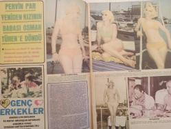 Pazar Haftalık Aktüalite Sinema Tiyatro Müzik ve Magazin Dergisi - 1976 Yılı - Sayı:1048 - Fatma Girik - Yeşim Yükselen - Kardeşlik Çağrısı - Ludmilla Zaitseva - Seyyal Taner hastaneye düştü - Cüneyt Arkın - Serçin Erdem - Atıf Kaptan - Türkan Gürses - Feri Cansel tüm sevgisini köpeğine verdi - Nesrin Nur Ankara'da bulundu - Pervin Par yeniden kızının babası Osman Türen'e döndü - Türkan Şoray servetini Nazan Şoray' bağışlıyor - Bir aşkın fotoromanı - Meral Zeren - Selami Şahin - Jimmy Baker - Semra Yıldız'ın Amerikalı eşi Jimmy aşkı uğruna Müslüman oldu - Emel Aydan Lozan'da üç aydır striptiz yapıyor - Evlilik suya düşer düşmez Pelin Ceylan dansözlüğe dönüş yaptı - Yıldıray Çınar - Hüseyin Peyda - Aliye Rona - Benim Başar - Hüseyin Peyda - Nurhan Nur - Romena Michelle fotoğraf ve haberi - Tam Takım Dergi