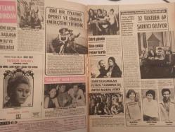Pazar Haftalık Aktüalite Sinema Tiyatro Müzik ve Magazin Dergisi - 25 Kasım 1976 - Sayı:1053 - Arzu Okay - Gamze Öz - Çekimi geçen yıl başlayan film bu yıl bitirebildi - Erol Solak - Saim N. Bilge - Eski bir tiyatro ve sinema emekçisini yitirdik - Kemal Sunal - Gül Sunal - Halit Akçatepe - Türkiye'yi Nilüfer, Tanju Okan, Neco temsil edecek - Ajda Pekkan - Marina Voica - Michika Takaoka - Tony Paiton - Fatma Girik TRT'ye yönetmen oluyor - Sevda Ferdağ ''bin yıllık ölüm'' adlı tv dizisinde başrol oynuyor - Arzu Okay sonbaharda bir çıplak - Meral Orhonsay - Aytaç Arman - Aliye Rona - İhsan Gedik - Mengü Yeğin - Ülkü Erakalın - Sadri Alışık - Macit Flordun - Ayla Oranlı - Altı ayda dört ülkede dans etti - Dansöz Banu - Menekşe adını Safiye Ünal diye değiştirdi - Puşkaş Ergun - Aynur Akarsu'ya futbol dersi veriyor - şantöz Hale Hanzade soyunma rekoru kırdı - Hem masum hem de dişi - Gillian Duxbury fotoğraf ve haberi - Tam Takım Dergi