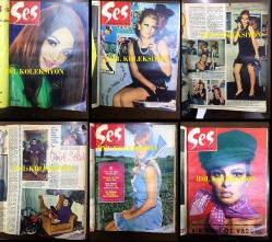 SES, HAFTALIK AKTÜALİTE SİNEMA, TİYATRO, MÜZİK ve GENÇLİK MECMUASI - 1969 YILINDAN CİLT İÇİNDE TOPLAM 26 SAYI - HEPSİ BİR CİLT İÇİNDE -  EKREM BORA, SÜLEYMAN TURAN, GÖKSEL ARSOY, AYHAN IŞIK, SADRİ ALIŞIK, REHA YURDAKUL, ALAIN DELON, MARLON BRANDO, TANJU GÜRSU, TÜRKAN ŞORAY, FİLİZ AKIN, HÜLYA KOÇYİĞİT, BELGÜN DORUK, NERİMAN KÖKSAL, MUZAFFER TEMA, SEMA ÖZCAN, AJDA PEKKAN, SEMA ÖZCAN, İZZET GÜNAY, FATMA GİRİK, LEYLA SAYAR, EROL TAŞ, ZEKİ MÜREN, ZEYNEP DEĞİRMENCİOĞL , NİLÜFER KOÇYİĞİT, HÜSEYİN PEYDA, EDİZ HUN, SALİH GÜNEY, SELMA GÜNERİ, LÜTFULLAH SURURİ, SÜLEYMAN TURAN, PARLA ŞENOL, TANJU GÜRSU, SALİM DÜNDAR, ELVIS PRESLEY, JOHHNY HALLYDAY, ÖMER ŞERİF, TİMUR SELÇUK, ALİYE RONA, SOPHIA LOREN, ERDEN GÜVENÇ, TONY TUNÇ, YILDIZ KENTER,SEMA ÖZCAN, ORHAN GÜNŞİRAY, PATRICK NEAL, GÜNERİ TECER, DOĞAN ONAT, SEVDA AYDAN, CEM KARACA, KUZEY VARGIN, ERMAN ŞENER, ÜSTÜN POYRAZ, GÜLSÜM KAMU, SEVDA FERDAĞ, GÖKSEL KORTAY, VAHİ ÖZ, JEAN PAUL BELMONDO, MURAT SOYDAN, EMEL SAYIN, SOPHIA LOREN, TUGAY TOKSÖZ