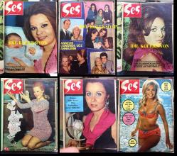 SES, HAFTALIK AKTÜALİTE SİNEMA, TİYATRO, MÜZİK ve GENÇLİK MECMUASI - 1969 YILINDAN CİLT İÇİNDE TOPLAM 26 SAYI - HEPSİ BİR CİLT İÇİNDE -  EKREM BORA, SÜLEYMAN TURAN, GÖKSEL ARSOY, AYHAN IŞIK, SADRİ ALIŞIK, REHA YURDAKUL, ALAIN DELON, MARLON BRANDO, TANJU GÜRSU, TÜRKAN ŞORAY, FİLİZ AKIN, HÜLYA KOÇYİĞİT, BELGÜN DORUK, NERİMAN KÖKSAL, MUZAFFER TEMA, SEMA ÖZCAN, AJDA PEKKAN, SEMA ÖZCAN, İZZET GÜNAY, FATMA GİRİK, LEYLA SAYAR, EROL TAŞ, ZEKİ MÜREN, ZEYNEP DEĞİRMENCİOĞL , NİLÜFER KOÇYİĞİT, HÜSEYİN PEYDA, EDİZ HUN, SALİH GÜNEY, SELMA GÜNERİ, LÜTFULLAH SURURİ, SÜLEYMAN TURAN, PARLA ŞENOL, TANJU GÜRSU, SALİM DÜNDAR, ELVIS PRESLEY, JOHHNY HALLYDAY, ÖMER ŞERİF, TİMUR SELÇUK, ALİYE RONA, SOPHIA LOREN, ERDEN GÜVENÇ, TONY TUNÇ, YILDIZ KENTER,SEMA ÖZCAN, ORHAN GÜNŞİRAY, PATRICK NEAL, GÜNERİ TECER, DOĞAN ONAT, SEVDA AYDAN, CEM KARACA, KUZEY VARGIN, ERMAN ŞENER, ÜSTÜN POYRAZ, GÜLSÜM KAMU, SEVDA FERDAĞ, GÖKSEL KORTAY, VAHİ ÖZ, JEAN PAUL BELMONDO, MURAT SOYDAN, EMEL SAYIN, SOPHIA LOREN, TUGAY TOKSÖZ