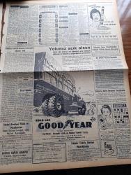 Vatan Gazetesi - 20 Mart 1957 - Maarifte Yeni Ufuklar Yazan Ahmet Emin Yalman Köşe Yazısı - Akabe Kapatılırsa İsrail Harp Edecek - Suriye'de Siyasi Buhran - Osman Bölükbaşı Yeni Bir Anayasa İçin Mücadele Ediyoruz Dedi - Artist Dansöz Şarkıcı Abbe Lane Fotoğraf - Denizcilik Bankasında Zarar 11 Milyonu Aşıyor - İspanya'nın NATO'ya Girmesi İsteniyor - Ahmet Mithat Efendi'nin Bir Romanı Musullu Süleyman Sadeleştiren Behçet Necatigil Yazı Dizisi - Çanakkale Türk'ün Kahramanlık Destanı Yazan Alan Moorehead Yazı Dizisi - Hukuk Fakültesi Fikir Kulübü Kuruldu - Genç Şair Metin Eloğlu'nun Şiir Kitabı Sultan Palamut Toplattırıldı - Reşat Nuri Güntekin İçin Yazan Ruşen Eşref Ünaydın Yazı Dizisi - Kan Deryası Macar İhtilalinin Destanı Yazan Szakaly Ferenc Yazı Dizisi - Bu Haftanın İlk Mühim Maçı Vefa Adalet Arasında Oynanıyor - Federasyon Kupası Maçları 20 Nisan'da Başlayacak - Buk Rocers Çizen Rick Yager - Stiv Roper Çizen Saunder Ve Woggon - Kurt Kapan Nero Çizen Rex Stout -  Adnan Menderes