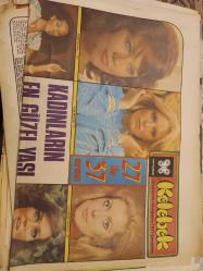 Kelebek Ev Gazetesi  - 24 Ağustos 1977 -  Ajda Pekkan, Agostina Bell, Catherine Deneve, Claudia Cardinale , Türkan Şoray ,Barbara Bouchet ,Candice Bergen Aydemir Akbaş