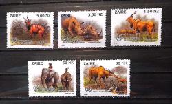 1993 Zaire / Kongo -Gambia Ulusal Parkı 50. Yıl   -MNH - Damgasız