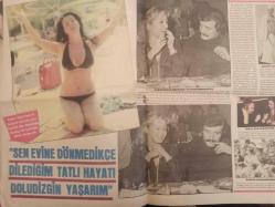 Pazar Haftalık Aktüalite Sinema Tiyatro Müzik ve Magazin Dergisi - 1976 Yılı - Sayı:1000 - Arzu Okay - ANUŞKA - Hastabakıcılar - Sandığımdan da tatlıydı - Yeşilçam'ı bir sevse bu furyada kimse Seher Şeniz'le boy ölçüşemez - ''Seks Fırtınası''nın süper starları Mine Mutlu ve Arzu Okay'ı Seher Şeniz zorluyor - Filiz Akın - İzzet Günay - Osman Kavran - Nilüfer Kavran - Bahar Erdeniz genç bir iş adamıyla beraberdi - Memduh Ün'ün kızı Sevda Ün babasına resti çekti - Kaleci Yasin - Fatma Belgen - Erkek Doğup Kadın Yaşayanlar - Dağlar Kızı Reyhan bir ameliyatla evlenecek kadar kadınlaşmıştı - Faruk Tunçbilek - Tempo Yayınları Reklamı - Tekin Tekman - Güneş Karabuda - Cahit Aybek - Minnoş Abla Dert Dinliyor - Bu gerçekten bir rekordur - Bininci Sayı Üzerine - Kayhan Türkçü - Belgin Doruk - Fatma Girik - ''Daha başarılı yarınlara doğru'' fotoğraf ve haberi - Tam Takım Dergi