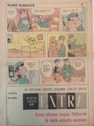 Pazar Haftalık Aktüalite Sinema Tiyatro Müzik ve Magazin Dergisi - 6 Mart 1965 - Sayı:441 - Genç Kız Kalbi ve Yenilmez Yumruk Çizgi Romanı - Özcan Tekgül - Beyrut Dağlarında Striptease yapıyor - Aşk Korkusu Fotoromanı - Boncuk Çizgi Romanı - Sinema Haberleri - Elke sommer - Doktor Kilder ve Kırık Kalp Çizgi Romanı - Yüzbin öpücüğü binlerce kız bölüştü - Kanepede iki kişi - Zeynep Berk - Hanımlarla başbaşa - Nicole Bernard - Cehennemde Bir Melek - Jean Sherman - Bu yıldızları ben meşhur ettim - Osman Faruk Seden - Onu Ben Kral Yaptım - Ayhan Işık - Bu haftaki yıldızınız - PURO Sabun Reklamı - Kalpten kalbe - Thea Fleming - Hasbi Tembeler Çizgi Romanı fotoğraf ve haberi - Tam Takım Dergi