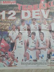 Basketbol 12 dev adam Türk milli takimi İbrahim kutluay