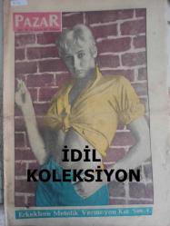 Pazar Haftalık Aktüalite Sinema Tiyatro Müzik ve Magazin Dergisi - 25 Ağustos 1957 - Sayı:48 - Erkeklere Metelik Vermeyen Kız - Gürültü Etmek Yasaktır ama Gürültüye Gitmek Yasak değildir - Kibar Hırsız ve Taş Devri Çizgi Romanları - Geçen Hafta Neler Oldu - Bıçaklı Kovboy kendine hedef bulamıyor - Çalıyor! Çalıyor! - Amansız Takip ve Genç Kız Kalbi Çizgi Romanları - Şoför Hikayesi - Ayla Doğanay - Muzaffer Akgün - Yaşar Güvenir - Tevfik Akman iş başında - Bir kuyumcuyla bir ressamın meşhur ettiği şehir Anvers - Dr. Alaeddin Yavaşça - Erkeklere Metelik Vermiyen Kız - Jane Moore - Bulmaca - Bilmece ve Eğlence - Ayakların güzelliği ve bakımı - Kadınlarla Başbaşa - Zeynep Berk -Aşk Gece Uyanır - Roman - Enternasyonal Tenis Turnuvasının Düşündürdükleri - Vakvaka Kardeş ve Uçan Adam Çizgi Romanı - Fotoğrafla Sinema Haberleri - Cannes şehri için yeni bir kraliçe - Sinema ve aktüalite - Louella O'Parsons'un Muhteşem Balosu - Elizabeth Scott fotoğraf ve haberi - Tam Takım Dergi
