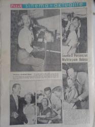 Pazar Haftalık Aktüalite Sinema Tiyatro Müzik ve Magazin Dergisi - 25 Ağustos 1957 - Sayı:48 - Erkeklere Metelik Vermeyen Kız - Gürültü Etmek Yasaktır ama Gürültüye Gitmek Yasak değildir - Kibar Hırsız ve Taş Devri Çizgi Romanları - Geçen Hafta Neler Oldu - Bıçaklı Kovboy kendine hedef bulamıyor - Çalıyor! Çalıyor! - Amansız Takip ve Genç Kız Kalbi Çizgi Romanları - Şoför Hikayesi - Ayla Doğanay - Muzaffer Akgün - Yaşar Güvenir - Tevfik Akman iş başında - Bir kuyumcuyla bir ressamın meşhur ettiği şehir Anvers - Dr. Alaeddin Yavaşça - Erkeklere Metelik Vermiyen Kız - Jane Moore - Bulmaca - Bilmece ve Eğlence - Ayakların güzelliği ve bakımı - Kadınlarla Başbaşa - Zeynep Berk -Aşk Gece Uyanır - Roman - Enternasyonal Tenis Turnuvasının Düşündürdükleri - Vakvaka Kardeş ve Uçan Adam Çizgi Romanı - Fotoğrafla Sinema Haberleri - Cannes şehri için yeni bir kraliçe - Sinema ve aktüalite - Louella O'Parsons'un Muhteşem Balosu - Elizabeth Scott fotoğraf ve haberi - Tam Takım Dergi