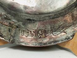 Antika 1800'ler Osmanlı  Ermeni Bakır Tabak