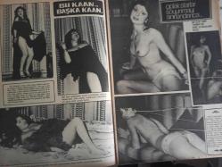 Süper Gazete Pazar Haftalık Aktüalite Sinema Tiyatro Müzik ve Magazin Dergisi - 11 Mart 1978 - Sayı:3 - Rita Pennington - Nur Ay - İlknur Taçbaş'ın Bahar Harekatı - Claudia Cardinale - Bu Kaan başka Kaan - Hülya Kaan - Çıplak Starlar Soyunmayı Sınırlandırınca - Nilgün Ceylan - Altan Erbulak - Metin Serezli - Filmi yapılan popüler türkü Maden Dağı - Betül Ahçıoğlu - İzzet Altınmeşe - Ahmet Erkuş - Songül Gör - Kemal Kan - Diler Saraç - Romine Terri - Feri Cansel - İç çamaşırı kullanmayan Figen Han'ın başı dertte - Boyu küçük diye üzülmüyor artık - Doğaya aşık dansöz Perihan Ateş fotoğraf ve haberi - Tam Takım Dergi