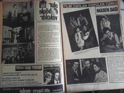 Süper Gazete Pazar Haftalık Aktüalite Sinema Tiyatro Müzik ve Magazin Dergisi - 11 Mart 1978 - Sayı:3 - Rita Pennington - Nur Ay - İlknur Taçbaş'ın Bahar Harekatı - Claudia Cardinale - Bu Kaan başka Kaan - Hülya Kaan - Çıplak Starlar Soyunmayı Sınırlandırınca - Nilgün Ceylan - Altan Erbulak - Metin Serezli - Filmi yapılan popüler türkü Maden Dağı - Betül Ahçıoğlu - İzzet Altınmeşe - Ahmet Erkuş - Songül Gör - Kemal Kan - Diler Saraç - Romine Terri - Feri Cansel - İç çamaşırı kullanmayan Figen Han'ın başı dertte - Boyu küçük diye üzülmüyor artık - Doğaya aşık dansöz Perihan Ateş fotoğraf ve haberi - Tam Takım Dergi