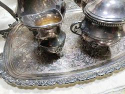 GÜMÜŞ KAPLAMA ÇAY SETİ