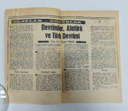 Türk Devrimi Tarihi Anlamı ve Felsefi Temeli i [İLK BASKI, İMZALI]