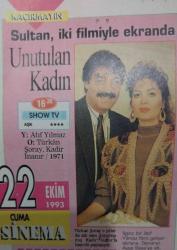 HÜRRİYET GAZETESİ-TV'DE 7-PROGRAM-MAGAZİN-TV-DERGİSİ-DERGİ-16 EKİM-22 EKİM-1993-KAPAK-FOTOĞRAF-RÖPORTAJ-SOSYETE-POSTER-TARKAN-YASEMIN-ONU İKİ ŞEY DELİ EDİYOR-ÖZEL BÖLÜM-HAFTANIN FİLMLERI-DAKIKA DAKIKA PROGRAM-UĞUR DÜNDAR-SON SAATLER-ARENA-QUEENIE-KIRK DOUGLAS-MIA SARA-SARAH MILES-BİR YAŞLANMAZ DEV-PEMBE DİZİ-YALAN RÜZGARI-SULTAN-İKİ FİLMİYLE EKRANDA-TÜRKAN ŞORAY*KADIR INANIR-UNUTULAN KADIN-ABBASE SULTAN-
