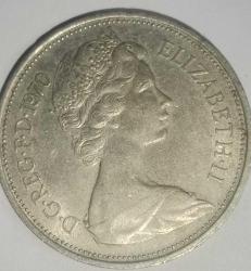 İNGİLTERE 1970  10 PENCE