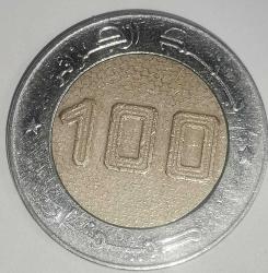 CEZAYİR 2018  100 DİNAR  HATIRA Uydu Alcomsat-1