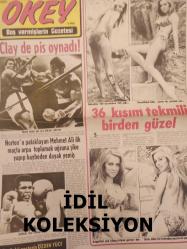 Olay Haftalık, Aktüalite ve Magazin Gazetesi - 30 Temmuz 1982 - Sayı:71 - Yedi yıllık aşkı bu fotoğraflar son verdi - Mazi kalbimde bir yaradır - Gülistan Okan - Can İmer - Urfa'nın tozuyla sahneye çıktı - İbrahim Tatlıses - Bayram ziyafeti böyle olur - Nükhet Duru - Hasan Epirden - Bir teselli ver - Ziya Keskiner - Adile Naşit - Gelinliği sahnede giyebildi - Necla Nazır - Kahkaha köşesi - Tülin Tan , ''Bu kıyafetle televizyona çıkmazsın'' diyen TV yetkililerine cevap verdi'' - Türkan Şoray şimdide Cihan Ünal'ı kullanıyor - Safiye Ayla - Bütün parasını köpeğine bıraktı - Deniz Erkanat - Çıldırmak Üzere - Şimdide TRT'ye taktı - ''Dışı seni içi beni yakar'' - Cüneyt Arkın iki milyonu tepti - Dilber Ay - Aşkım Günahımdır fotoromanı - Zeynel Bağadır - Fahri Pehlivan - Ahmet Özer - Attila Atasoy artık sevgililere paydos diyor - Ahmet Selçuk İlkan - Haftanın Plakları - Çalışmaktan bir türlü bıkmıyor - Akın Uğurlu - Uzayan nişan Sevda Karaca'nın canına tak dedi - Serpil Nur - Tam Takım Gazete