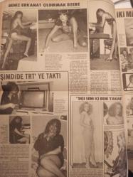 Olay Haftalık, Aktüalite ve Magazin Gazetesi - 30 Temmuz 1982 - Sayı:71 - Yedi yıllık aşkı bu fotoğraflar son verdi - Mazi kalbimde bir yaradır - Gülistan Okan - Can İmer - Urfa'nın tozuyla sahneye çıktı - İbrahim Tatlıses - Bayram ziyafeti böyle olur - Nükhet Duru - Hasan Epirden - Bir teselli ver - Ziya Keskiner - Adile Naşit - Gelinliği sahnede giyebildi - Necla Nazır - Kahkaha köşesi - Tülin Tan , ''Bu kıyafetle televizyona çıkmazsın'' diyen TV yetkililerine cevap verdi'' - Türkan Şoray şimdide Cihan Ünal'ı kullanıyor - Safiye Ayla - Bütün parasını köpeğine bıraktı - Deniz Erkanat - Çıldırmak Üzere - Şimdide TRT'ye taktı - ''Dışı seni içi beni yakar'' - Cüneyt Arkın iki milyonu tepti - Dilber Ay - Aşkım Günahımdır fotoromanı - Zeynel Bağadır - Fahri Pehlivan - Ahmet Özer - Attila Atasoy artık sevgililere paydos diyor - Ahmet Selçuk İlkan - Haftanın Plakları - Çalışmaktan bir türlü bıkmıyor - Akın Uğurlu - Uzayan nişan Sevda Karaca'nın canına tak dedi - Serpil Nur - Tam Takım Gazete