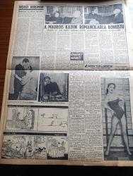 Vatan Gazetesi - 8 Ocak 1957 - Kıbrıs İçin Azami Fedakarlığımız Yazan Ahmet Emin Yalman Köşe Yazısı - Türk Hakları İçin Kıbrıs Anayasasında Veto İsteyeceğiz - Amerikan Dışişleri Bakanı John Foster Dulles Ortadoğu'da Gayemiz Sulhtür Dedi - Milli Türk Talebe Birliği Rock And Roll Ve Striptiz'in Men'ini İstiyor - Süleymaniyedeki Nebatat Enstitüsü Yıktırılacak - Adliye Vekili Hüseyin Avni Göktürk Kolundan Tutulup Atılan Hakim Yok Dedi - Eisenhower Planı Ve Dünya Basını - Deniz Kızı Yazan Anne Mariel Yazı Dizisi - Orta Doğu Petrollerinin Bugünkü Durumu - Rock And Roll Kralı Elvis Presley'in Kuklasını Astılar - Portsait İşletmeye Açılıyor - Çanakkale Türk'ün Kahramanlık Destanı Yazan Alan Moorehead Yazı Dizisi - Ingrid Bergman Hayatını Ve Aşkını Anlatıyor Yazı Dizisi - Andre Maurois Kadın Romancılarla Konuştu - Galatasaray'ın 50. Yıl Bayramı Dedikodusu - Kayakçı Prenses Maria Beatrice