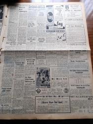 Vatan Gazetesi - 8 Ocak 1957 - Kıbrıs İçin Azami Fedakarlığımız Yazan Ahmet Emin Yalman Köşe Yazısı - Türk Hakları İçin Kıbrıs Anayasasında Veto İsteyeceğiz - Amerikan Dışişleri Bakanı John Foster Dulles Ortadoğu'da Gayemiz Sulhtür Dedi - Milli Türk Talebe Birliği Rock And Roll Ve Striptiz'in Men'ini İstiyor - Süleymaniyedeki Nebatat Enstitüsü Yıktırılacak - Adliye Vekili Hüseyin Avni Göktürk Kolundan Tutulup Atılan Hakim Yok Dedi - Eisenhower Planı Ve Dünya Basını - Deniz Kızı Yazan Anne Mariel Yazı Dizisi - Orta Doğu Petrollerinin Bugünkü Durumu - Rock And Roll Kralı Elvis Presley'in Kuklasını Astılar - Portsait İşletmeye Açılıyor - Çanakkale Türk'ün Kahramanlık Destanı Yazan Alan Moorehead Yazı Dizisi - Ingrid Bergman Hayatını Ve Aşkını Anlatıyor Yazı Dizisi - Andre Maurois Kadın Romancılarla Konuştu - Galatasaray'ın 50. Yıl Bayramı Dedikodusu - Kayakçı Prenses Maria Beatrice