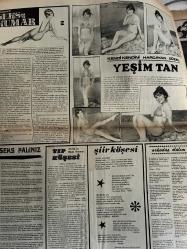 Flaş Haftalık Aktüalite, Sinema ve Magazin Gazetesi - 23 Nisan 1975 - Sayı:50 - Neri Neril Türkiye'ye dönüyor - Gece yarısı olayı - Türkan Şoray'ın benzeri - Mualla Omay akıllanmadı - Adnan Şenses - Mehmet Taneri - Serdar Özçelik - Gülser Gürsoy - Şantöz Çiğdem Aytaç - Nazan Ece - Suna Sunay'da Yeşilçam'a döndü - Seher Şeniz turneye çıkıyor - Nazmi Özer - Mine Mutlu - Ali Porazoğlu - İlhan Daner - Mete İnselel - Anuşka - Arzu Okay - Kendi Kendini Harcayan Güzel - Yeşim Tan - Seks Falınız - Nejat Tolunay - Şiir Köşesi - Arkadaş Olalım - Muhterem Nur - Vehbi Turan - Türkiye'yi Şenay temsil edecek - Seçil Heper - Şantöz Aylin yine soyunabilecek - Yeşim Yükselen fotoğraf ve haberi - Gazete tam değildir sadece 6 sayfası mevcuttur