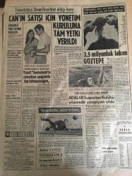 HÜRRİYET GAZETESİ 22 TEMMUZ 1968 YIL :21 SAYI :7268--36 Sene hapis yiyen iki ünlü iş adamı  ortadan kayboldu ---Şakiler 2 jandarmayı  öldürdü---CHP 18 yaşını dolduranlara oy hakkı tanınmasını istiyor ---Fazıl Küçük ile Kıbrıs a verilmek istenen statü  görüşülecek ---Öz oğluna karakolda dayak attırdı ---Audrey Hepburn  yemekte  İtalyan sevgilisini kendi elleriyle besledi ---26. Kalp Nakli Ameliyatı Amerika da Yapıldı ---Can ın satışı için yönetim  kuruluna  tam yetki verildi ---Yusuf :Anderlecht te oynarken ayağımda top tutmayacağım ---3,5 milyonluk takım Göztepe ---Adalar  Susporları Kulübü Yüzmede Şampiyon Oldu ---Kaleci Yavuz  Fenerbahçe  formasını benden  kimse alamaz ---Mefharet Atalay çalışmak için gittiği Münih te şarkı söylemeye başladı ---Kışladan savcılığa dilekçe yazıp  ,karısını zina yaparken yakalattı --Çekoslovakya ikili müzakerelerin Rus topraklarında yapılmasına karşı --
