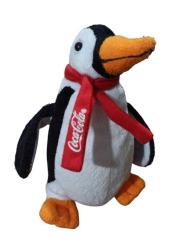 coca cola promasyonu atkılı peluş penguen 18 cm