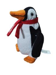 coca cola promasyonu atkılı peluş penguen 18 cm
