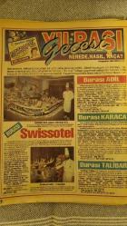 MEYDAN PAZAR GAZETESİ -27 ARALIK 1992  -- YENİ YILA NEREDE GİRECEKLER -  İBRAHİM TATLISES -  SAKIP SABANCI TÜRKAN ŞORAY --   BÜLENT ERSOY -  DÜNYA KAN GÖLÜNE DÖNDÜ -  1993 YILDIZ FALLARI -  UFUK BÜYÜKÇELEBİ MARKONI İLE DEĞİŞİK BİR YILBAŞI --  ERDAL İNÖNÜ - HAYRİ KAZAKCIOĞLU -  İSMET SEZGİN  -- HÜLYA AVŞAR 93 BENİM MEGA YILIM OLACAK --  SEPİL ÇAKMAKLI BİR COCUK SAHİBİ OLMAK İSTİYORUM --  HAYRETTİN DEMİRTAŞ GALATASARAY'I 93 DE SEYREDİN --  FUNDA ÖNCÜ ARTIK AŞKA PADOS -  AHU TUĞBA EVİMİN KADINI OLACAĞIM -  AJDA PEKKAN SÜPER PROJELERİM VAR -  ANDERSENDEN MASALLAR -  HİLTON PASTA ŞEFİ YAŞAR KAYA -  TİYATRO USTALARININ BULUŞTUĞU FİLM -  SANAT DÜNYASI BAKIRKÖY BELEDİYE TİYATROSU TAKSİMDE VEHBİ SARGIN --  EMRAH --