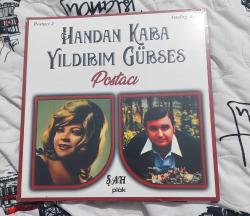 Handan kara Yıldırım gürses postacı lp plak ambalajında