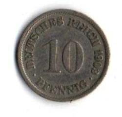 Alman İmparatorluğu 10 Pfennig 1903 (mp1685)