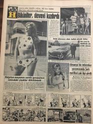 HÜRRİYET GAZETESİ 10 NİSAN 1967 YIL :19 SAYI :6804---Sapık katilin evinde 6. ceset bulundu ---Eşkiya Hamidonun 15 yaşındaki oğlu öldürüldü ---Firari katil ,iki metresi ile eğlenirken yakalandı ----Norveçli turist kız ,Kuşadası ndan kaçmış  olamaz ----İnönü evinin bahçesinde yarım saat yürüyüş yaptı ---İstiklal caddesinde geceleri İETT araçları durabilecek ---İngiltere de nükleer deneme merkezine sabotoj yapıldı---Maraş tan Brezilya ya beş parasız olarak giden Misak efendi bugün 200 milyon sahibi ---Beşiktaş ,2-0 yenildi --Galatasaray : 2 D.Spor : 2---Vefa PTT ile golsüz berabere kaldı : 0-0---Eskişehirspor : 2 Göztepe : 1 ---Hacettepe :2 -G.Birliği :1 --Bikiniler ,deveyi kızdırdı ---Kağıttan  mayonun zamkı gevşeyince  üstündeki çiçekler dökülüverdi ---Almanya da mücevher yarışması Şark motifleri çok ilgi gördü ----Akaryakıt Fiyatına 4 kuruş daha zam yapıldı ----