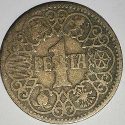İSPANYA 1944   1 PESETA