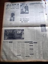 Vatan Gazetesi - 14 Temmuz 1957 - Ahmet Emin Yalman Köşe Yazısı - Halk Partisi Diyor ki Seçimler 20 Ekim'de - Kemal Hadımlı Bir Tamimle Çalışma Sistemini İzah Etti - Kıbrıs İçin Yeni Plan - Gazeteciler Başvekil Adnan Menderes'i Getirdi - Geçmiş Zaman Fıkraları Sultan Hamit Zamanı Yazan Abdülhak Şinasi Hisar - Rauf Bey'le Münakaşalar General Ali Fuat Cebesoy Yazıyor Yazı Dizisi - Eflatun Kız Yazan Nihal Yeğinobalı Yazı Dizisi - Adnan Veli'den Fantezi - Pakistan Amerika Müşterek Tebliği - Asya Gribi Türkiye'yi Sardı - 1001 Gece Masalları Hazırlayan Suat Taşer Yazı Dizisi - Fenerbahçe Kulübünün Fevkalade Kongresi Bugün Yapılıyor - İstanbul Yarışları Sürprizle Başladı - Hakkı Yeten Federasyona Döndü - Hoş Memo Karikatür