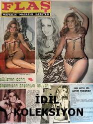 Flaş Haftalık Aktüalite, Sinema ve Magazin Gazetesi - 5 Haziran 1974 - Sayı:4 - Gülistan Okan başarıdan başarıya atlıyor - 1974 Altın Ses, artist yarışması - Tıp Köşesi - Dr. Nejat Tolunay - Yasak Aşk - Ajda Pekkan evlenmeye tövbe dedi! - Gülay Alp gönlünü bir futbolcuya kaptırdı - Sarayda alemler - Şiir Köşesi - Nesrin Nur sahneye çıkınca gol oluyor - Melek Görgün soyunmama kararında direnişe geçti - Senar Seven sevilmeye muhtaç - Elif Pektaş Bol Bol Soyunacak fotoğraf ve haberi - Meral Küçükerol fotoğraf ve haberi - Gazete tam değildir sadece 6 sayfası mevcuttur