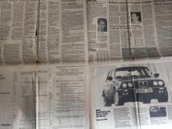 Cumhuriyet Gazetesi - 7 Ocak 1985 - Özdağlar için 'rüşvet' iddiası - Turgut Özal - 1985'te emekli olacak memurların ikramiyeleri - Kıbrıs için Atina'da hava iyimser - Reform mu? - Tarihi buluşma bugün - Cenevre Öncesi Washington - Soluklu resim için yalnız sağlıklı dünya görüşü yetmez - Haftanın Sanat Çizelgesi - Hayvanlar, Kim Kime Dum Duma, Piknik ,Hızlı Gazeteci, Tarihte Bugün Çizgi Romanı - Alışverişte belge düzeni nasıl olacak? - ANAP Konya İl Kongresi'nde kavga - Krizin kapısı, perşembe aralandı - Keban senetleri bugün satışta - Osman Ulagay - Vatandaşı Kandırmak - İstihsal Vergisi'nden kurtulan mallarda ucuzluktan eser yok - BWM Araba Reklamı - Eczacıbaşı 13'ü buldu - Galatasaray sigortalandı - Milyarlık takım düş kırıklığı yarattı - Ekonomi Notları - Keban Barajı'nın Gelir Ortaklığı Senetleri tüm İş Bankası şubelerinde bugün satışa sunulmuştur - Adolfo Suarez - Santiago Carillo - Darbeciler karşısında utanç verici bir duruma düşemezdim - Tam Takım Gazete