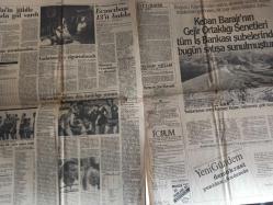 Cumhuriyet Gazetesi - 7 Ocak 1985 - Özdağlar için 'rüşvet' iddiası - Turgut Özal - 1985'te emekli olacak memurların ikramiyeleri - Kıbrıs için Atina'da hava iyimser - Reform mu? - Tarihi buluşma bugün - Cenevre Öncesi Washington - Soluklu resim için yalnız sağlıklı dünya görüşü yetmez - Haftanın Sanat Çizelgesi - Hayvanlar, Kim Kime Dum Duma, Piknik ,Hızlı Gazeteci, Tarihte Bugün Çizgi Romanı - Alışverişte belge düzeni nasıl olacak? - ANAP Konya İl Kongresi'nde kavga - Krizin kapısı, perşembe aralandı - Keban senetleri bugün satışta - Osman Ulagay - Vatandaşı Kandırmak - İstihsal Vergisi'nden kurtulan mallarda ucuzluktan eser yok - BWM Araba Reklamı - Eczacıbaşı 13'ü buldu - Galatasaray sigortalandı - Milyarlık takım düş kırıklığı yarattı - Ekonomi Notları - Keban Barajı'nın Gelir Ortaklığı Senetleri tüm İş Bankası şubelerinde bugün satışa sunulmuştur - Adolfo Suarez - Santiago Carillo - Darbeciler karşısında utanç verici bir duruma düşemezdim - Tam Takım Gazete