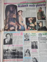 Haftanın Sesi Haftalık Magazin ve Siyasi Aktüalite Gazetesi - 3 Nisan 1992 - Ajda Pekkan, bu filmi yakmak istedi - Gönül Yazar'la başrolü paylaştılar - Metin Oktay - Ayten Gökçer - Eric Bertrand - Sabancı'nın kızına milyarlık takı - Kadın çiçek açtı... - Ali Yalman - Gülseren Erdek - Şeyda Bucak - Semra Özdeş - Melis Pamir - Hamit Belli - Belkıs Mutlu- Binbir gece masalı - Ahu Tuğba kocasını mahkemeye verdi - Anne kız göz kamaştırdı - Sen ve Ben - Neşe Karaböcek Bayram'da patlıyor - Fatih Erkoç'un elleri bomboş kaldı - Bir garip grup nirvana - Gitar, şarkı, ağız armonikası - Tek başına orkestra - Celal Şahin - Ali Sezgin - Sosyal Yaşam - Düşü gerçeğe dönüştürdüler - Oya Kuğu - Mustafa Sadıkoğlu - Genç Koşar - Gülin Karman - Dalgaların Prensi - Cehennem Çocukları - Aziz Nesin'den bir uyarlama - Karmaşık bir hukuk davası - Nilüfer Aydan'ın 35. sanat yılı - Kanunsuzlar şehrinden görüntüler - Fiden Tek - Başkan Metin Aşık da inşaat sektöründe liderliğe oynuyor - Tam Takım Gazete