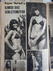 Yıldız Haftalık Aktüalite, Sinema ve Magazin Dergisi - Haziran Ayı - Nazan Şoray'a kimse söz dinletemiyor - Seher Şeniz hiç bir şey düşünmüyor - Osman Hattat - Türkan Şoray - Tülay Karaca milyoner mi oldu? - Korkusuz Geceler fotoromanı - Jale Efecik - İnci Bayram - Bilun Nazlıhan - Aydın Korkmaz - Atalay Kambur - Alptuğ Yalçın - Mualla Omay - Nilgün Atılgan - Bulut Aras'ın marifetleri  -Sezer Güvenirgil neyin peşinde? - Tülay Karaca - Sizin Köşeniz - Şerafettin Özdemir - Seyyal Taner'in yeni planları - Füsun Günuğur bu kez bir genç kızı seslendiriyor - Haftanın Filmleri - Mustafa Topaloğlu televizyon çekiminde ne hale geldi - Arzu Okay - Bir Aşk Böyle Bitti fotoğraf ve haberi - Tam Takım Dergi