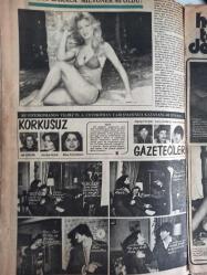 Yıldız Haftalık Aktüalite, Sinema ve Magazin Dergisi - Haziran Ayı - Nazan Şoray'a kimse söz dinletemiyor - Seher Şeniz hiç bir şey düşünmüyor - Osman Hattat - Türkan Şoray - Tülay Karaca milyoner mi oldu? - Korkusuz Geceler fotoromanı - Jale Efecik - İnci Bayram - Bilun Nazlıhan - Aydın Korkmaz - Atalay Kambur - Alptuğ Yalçın - Mualla Omay - Nilgün Atılgan - Bulut Aras'ın marifetleri  -Sezer Güvenirgil neyin peşinde? - Tülay Karaca - Sizin Köşeniz - Şerafettin Özdemir - Seyyal Taner'in yeni planları - Füsun Günuğur bu kez bir genç kızı seslendiriyor - Haftanın Filmleri - Mustafa Topaloğlu televizyon çekiminde ne hale geldi - Arzu Okay - Bir Aşk Böyle Bitti fotoğraf ve haberi - Tam Takım Dergi