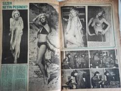 Yıldız Haftalık Aktüalite, Sinema ve Magazin Dergisi - Haziran Ayı - Nazan Şoray'a kimse söz dinletemiyor - Seher Şeniz hiç bir şey düşünmüyor - Osman Hattat - Türkan Şoray - Tülay Karaca milyoner mi oldu? - Korkusuz Geceler fotoromanı - Jale Efecik - İnci Bayram - Bilun Nazlıhan - Aydın Korkmaz - Atalay Kambur - Alptuğ Yalçın - Mualla Omay - Nilgün Atılgan - Bulut Aras'ın marifetleri  -Sezer Güvenirgil neyin peşinde? - Tülay Karaca - Sizin Köşeniz - Şerafettin Özdemir - Seyyal Taner'in yeni planları - Füsun Günuğur bu kez bir genç kızı seslendiriyor - Haftanın Filmleri - Mustafa Topaloğlu televizyon çekiminde ne hale geldi - Arzu Okay - Bir Aşk Böyle Bitti fotoğraf ve haberi - Tam Takım Dergi