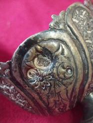 Gümüş Fincan Zarfı.. Abdülhamid Tuğralı,  Sahi Damgalı.. Zarf adet 18 gr.