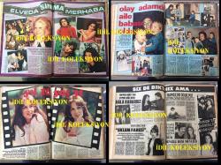 SES, HAFTALIK AKTÜALİTE SİNEMA, TİYATRO, MÜZİK ve GENÇLİK MECMUASI - 1977 YILINDAN CİLT İÇİNDE TOPLAM 26 SAYI - HEPSİ BİR CİLT İÇİNDE - TÜM SAYILAR EKSİKSİZ ve ÇOK TEMİZ -  CÜNEYT ARKIN, ADİLE NAŞİT, BRIGITTE BARDOT, GÖNÜL YAZAR, EMEL SAYIN, BÜLENT ERSOY, HÜLYA KOÇYİĞİT, AJDA PEKKAN, FİLİZ AKIN, NEŞE KARABÖCEK,TARIK AKAN, KADİR İNANIR, AYHAN IŞIK, HAKAN BALAMİR, ORHAN GENCEBAY, AHMET ÖZHAN,, ITIR ESEN, MÜJDE AR, ZEKİ MÜREN, PERİHAN SAVAŞ, NECLA NAZIR, BARIŞ MANÇO, FATMA GİRİK, SOPHIOA LOREN, GÜLŞEN BUBİKOĞLU, AJDA PEKKAN, OYA AYDOĞAN, CEM KARACA, AYŞEN GRUDA, MAHMUT HEKİMOĞLU, FÜSUN ÖNAL, MELİKE DEMİRAĞ, SEYYAL TANER, MUAZZEZ ABACI, HASAN HEYBETLİ, ÖMÜR GÖKSEL, ÜMİT TOKCAN, MÜJDAT GEZEN, NEJAT UYGUR, SELEN BÜKE, SEZEN AKSU, RIZA SİLAHLIPODA, GÜRAY AKTALAY, SACİT ÇÖZE, YAŞAR ÖZEL, ÜMİT AKTAN, TANJU GÜRSU, TİMUR ARDA, SERPİL BARLAS, NÜKHET DURU, SEMİHA YANKI, ATİLLA ATASOY, EROL EVGİN, ARZU OKAY, LEVENT SEÇER, SEÇİL HEPER, HALE SOYGAZİ, LEVENT KIRCA, ADNAN ADVAR, RÜÇHAN ÇAMAY
