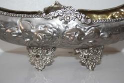 GÜMÜŞ KAPLAMA  Antika Pirinç Gondol  (ANTIK KOLİ 19